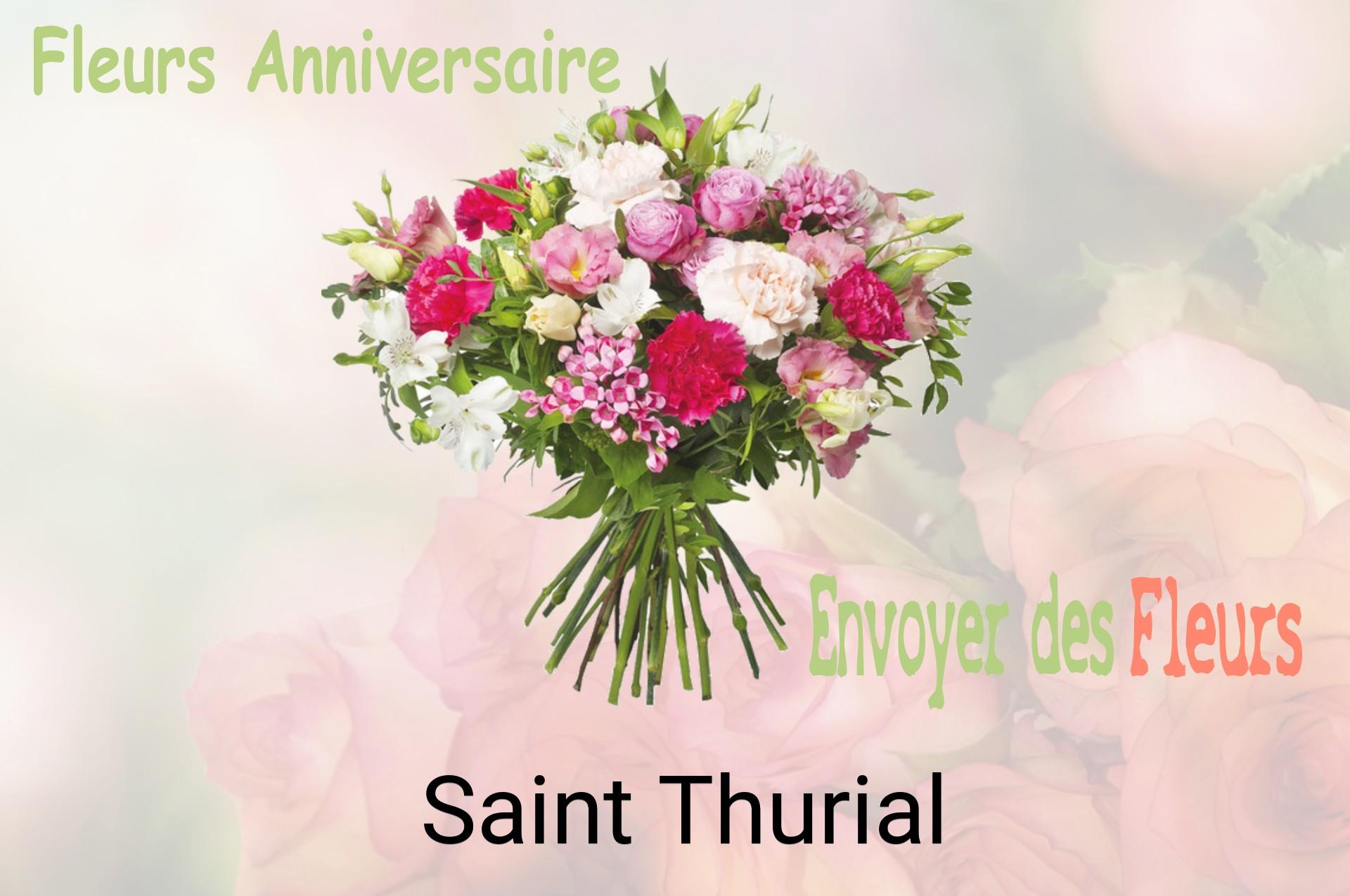 Bouquet de fleurs d’anniversaire livré à Saint-Thurial