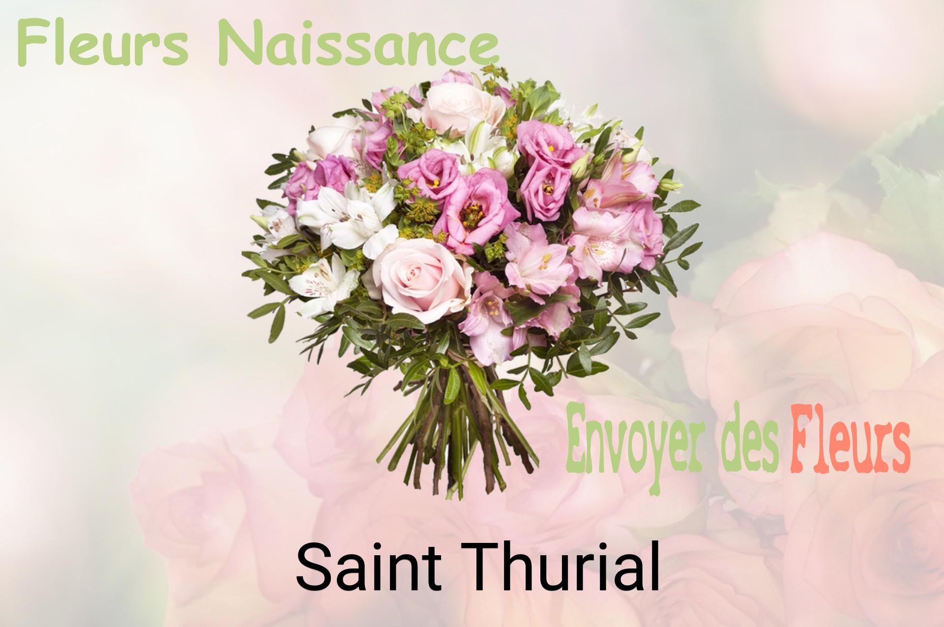 Bouquet de fleurs de naissance livré à Saint-Thurial